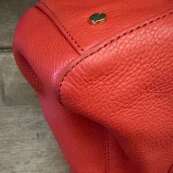Tory Burch Vibrant Red Satchel - Picture 9 of 13